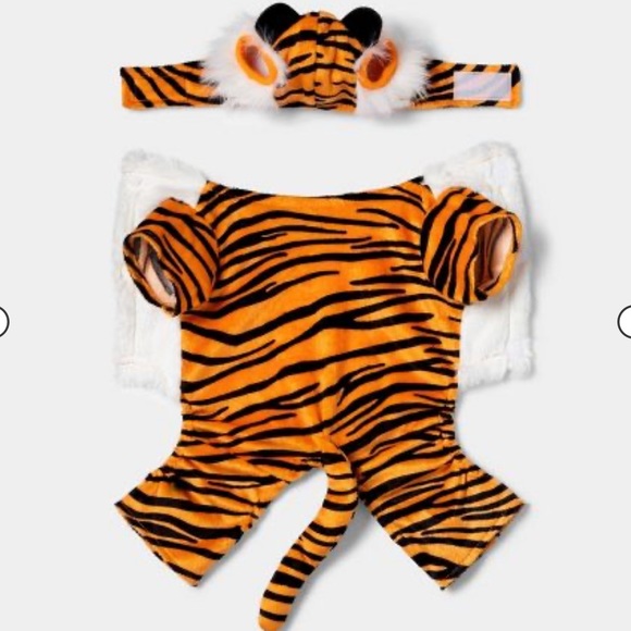 NEW Hyde and Eek tiger set dog or cat Halloween costume size M - Picture 8 of 9